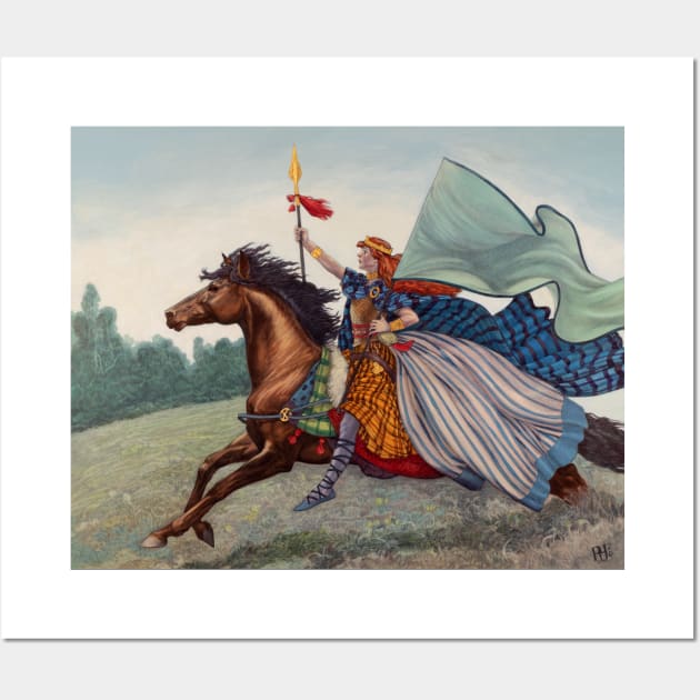 Queen Boudicca Wall Art by RebeccaYanovskaya